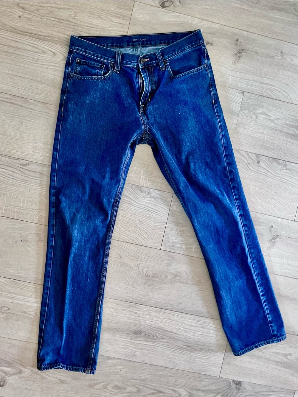 Mens 34x34 Old Navy Dark Blue Straight Leg Jeans